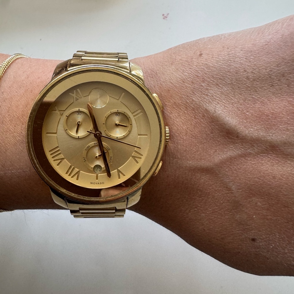 Movado Bold Evolution Gold Watch